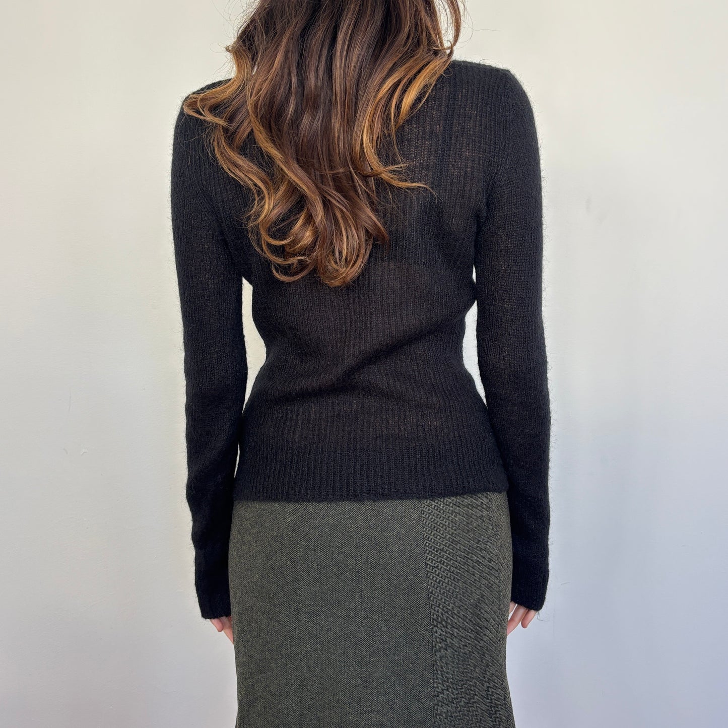 Italian mohair knit jumper - M