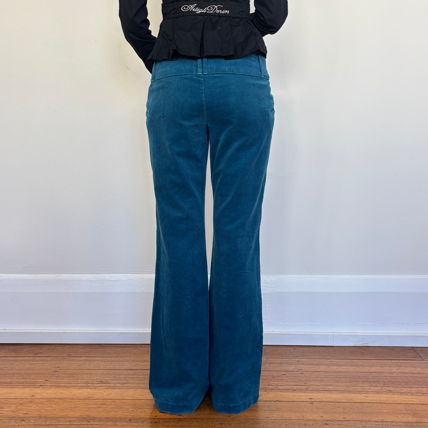 Blue cord pants - S/M