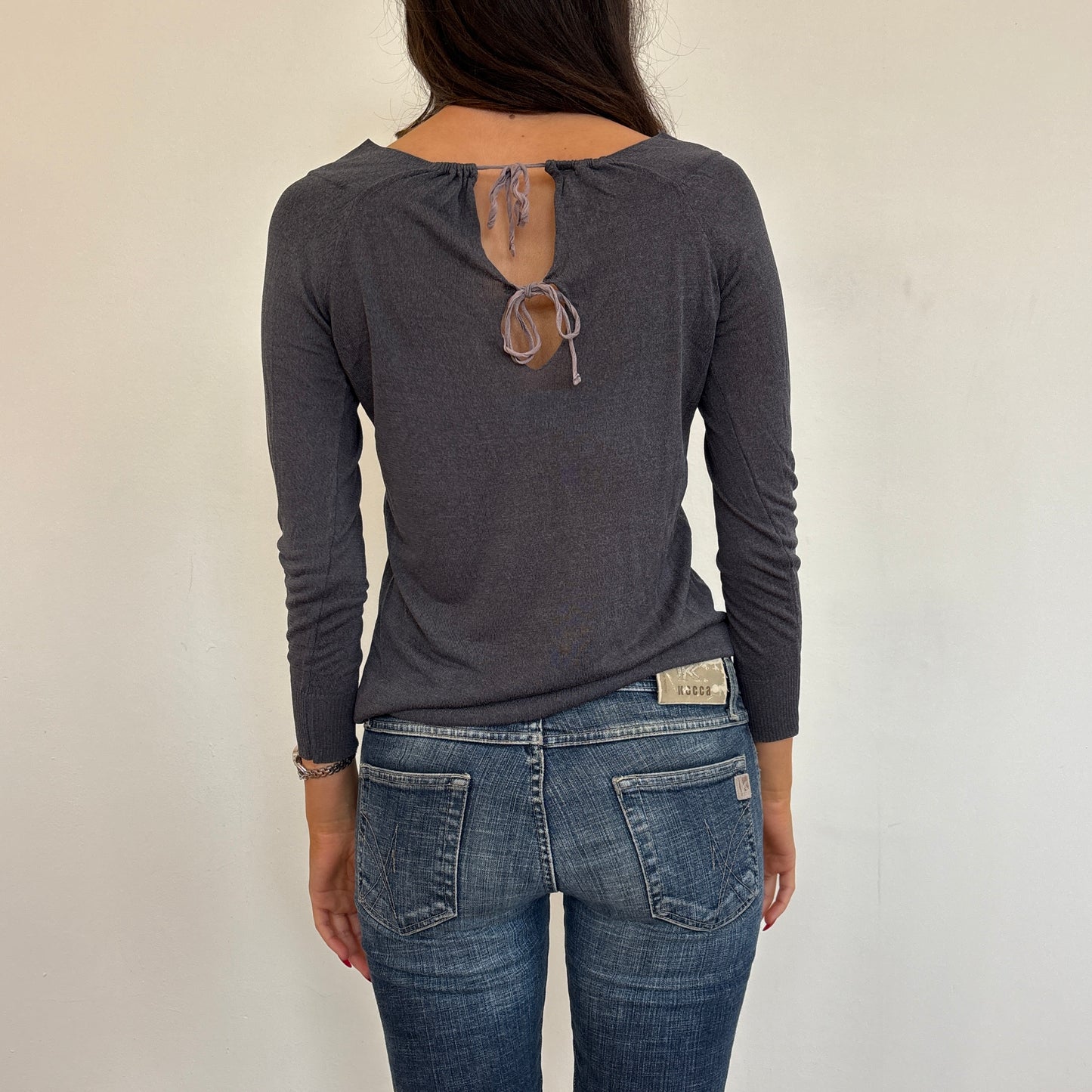 Italian grey knit - S
