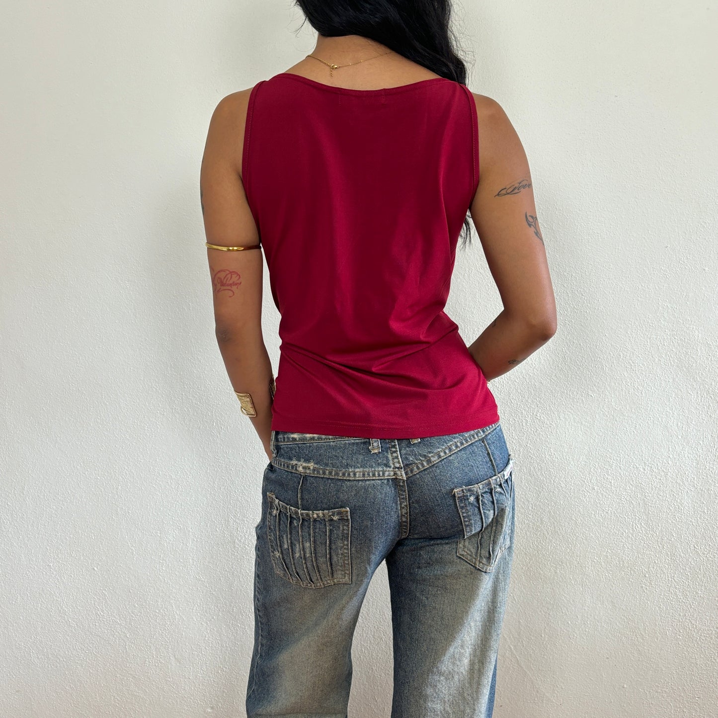 Red slinky top - XL