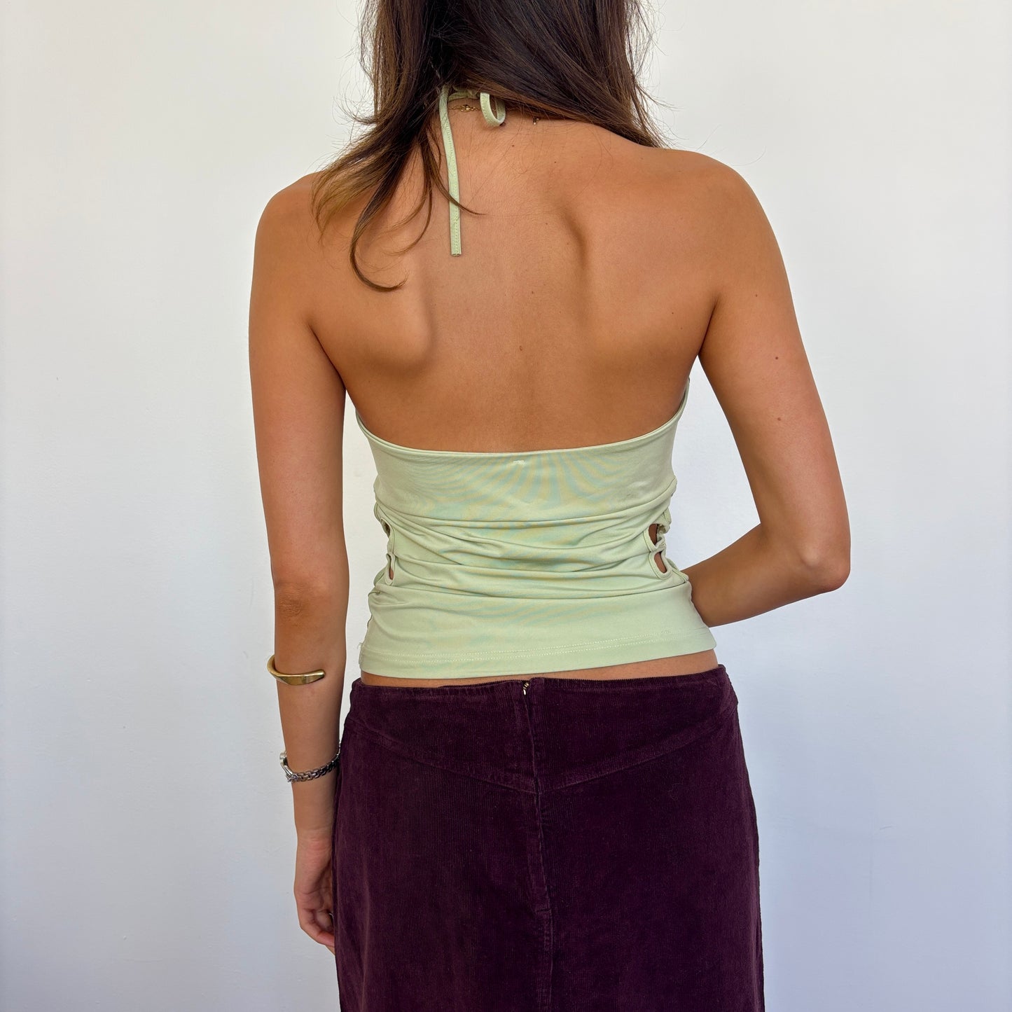 Flower cut out halter - S/M
