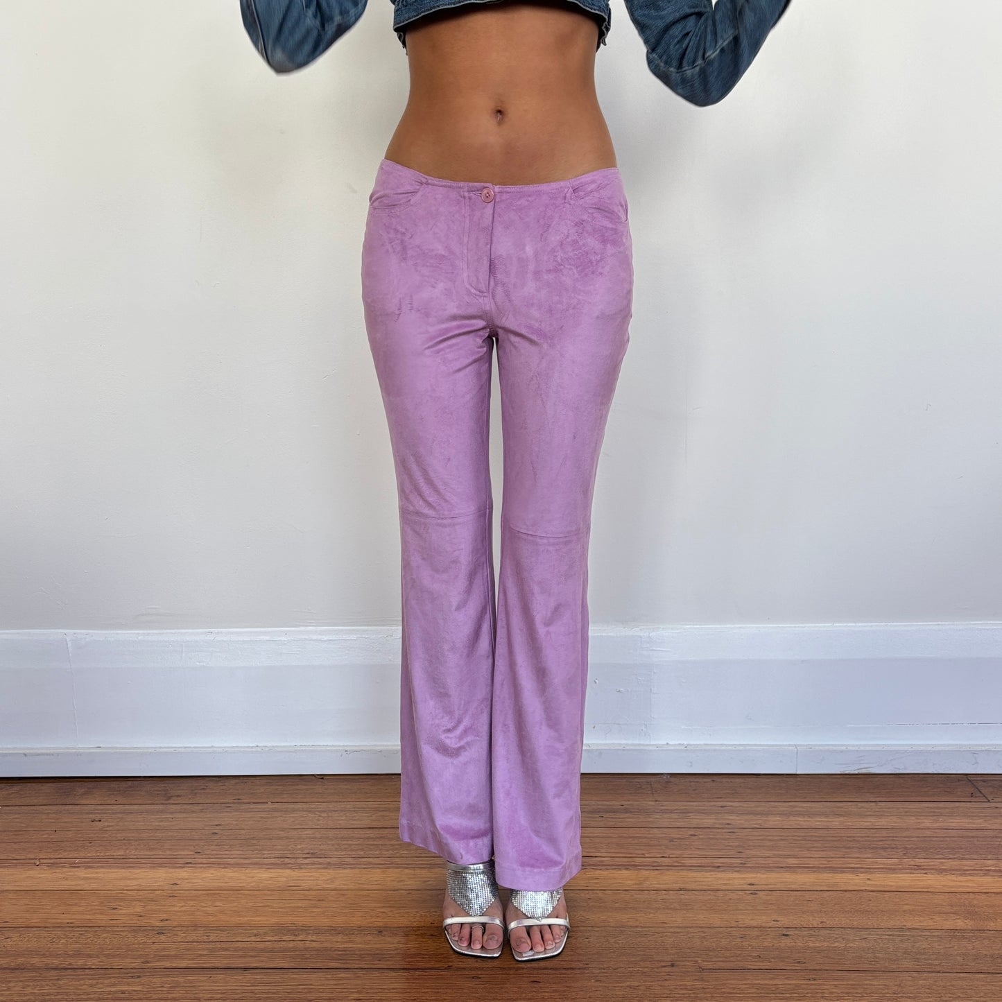 Italian suede look pants - XS/S