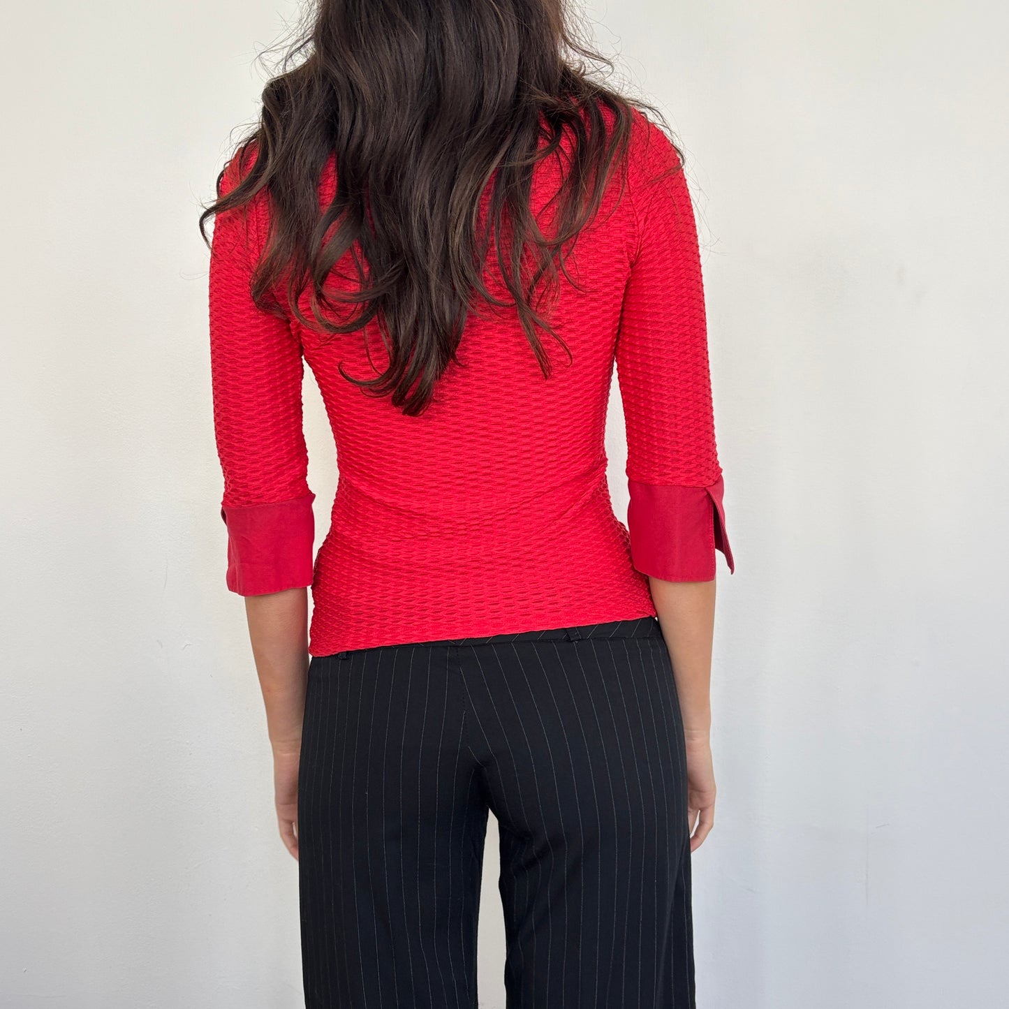 Italian textured 3/4 sleeve - XS/S
