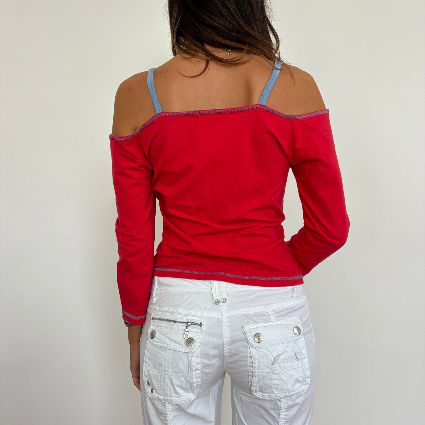 Italian off shoulder top - M