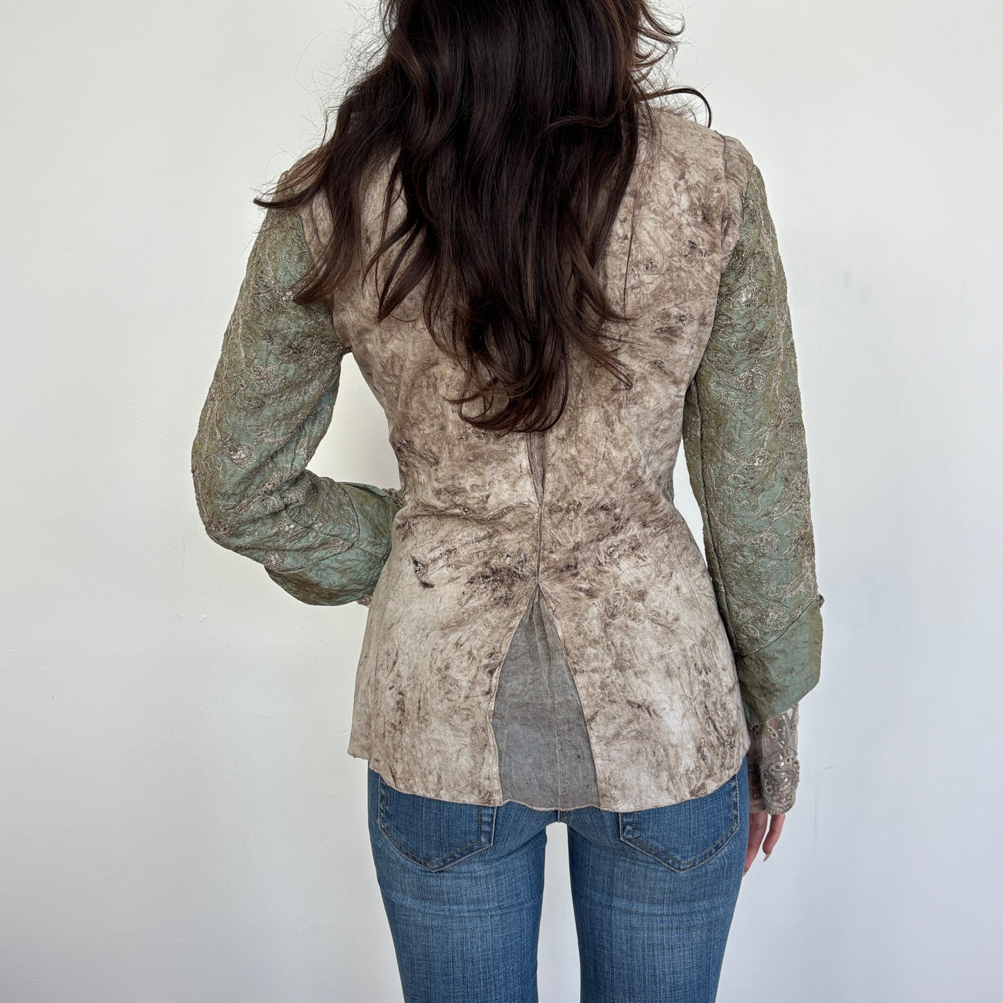 Silk detail shirt - S/M