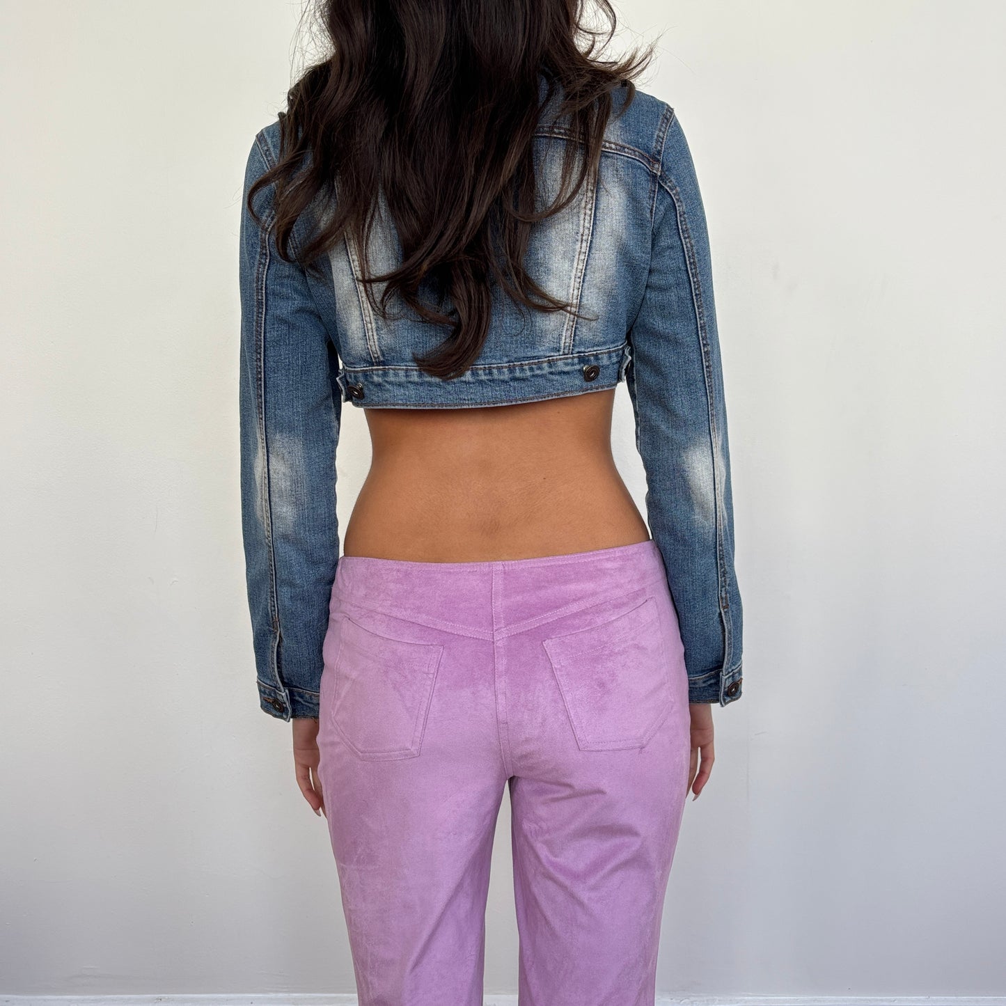 Cropped denim jacket - XS/S