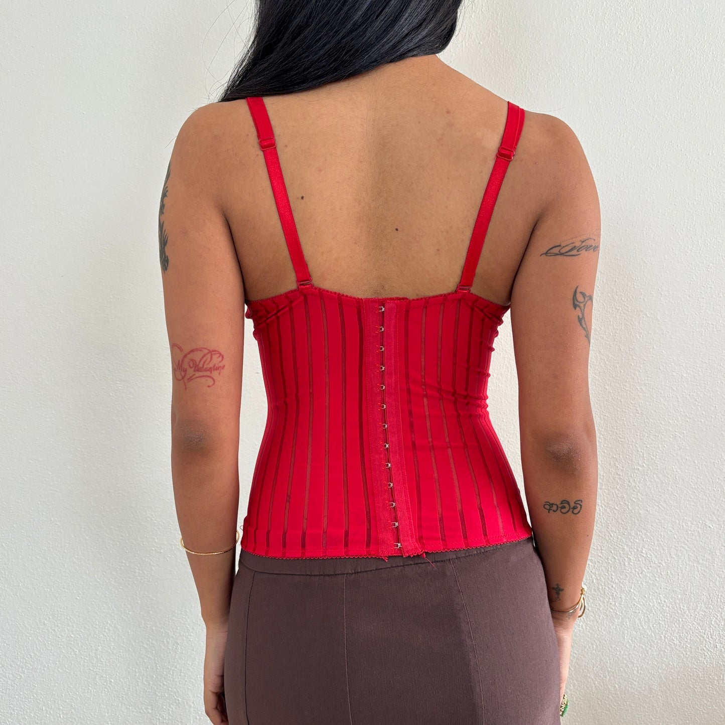 Floral embroidered corset - XS/S