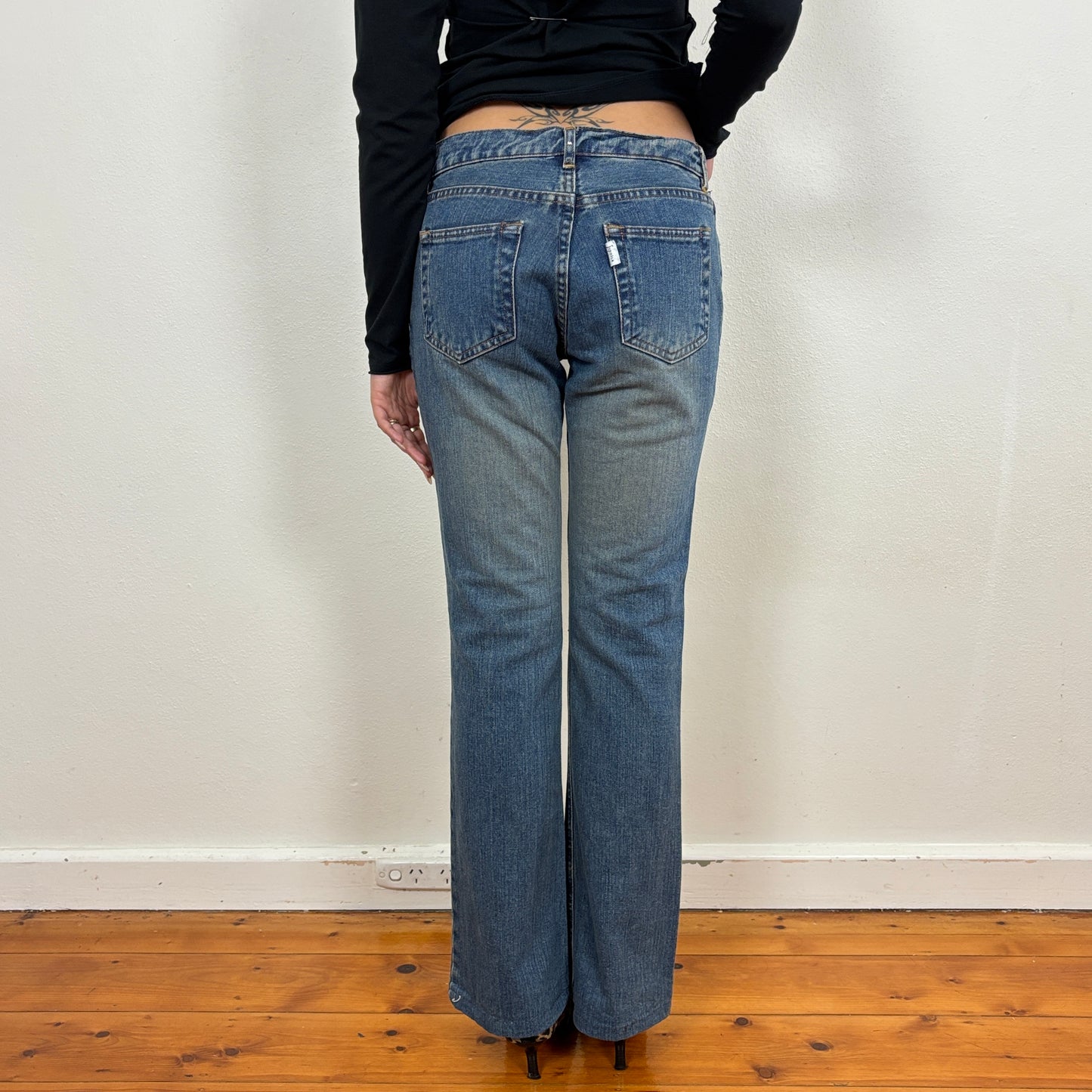 italian diamanté jeans - XS