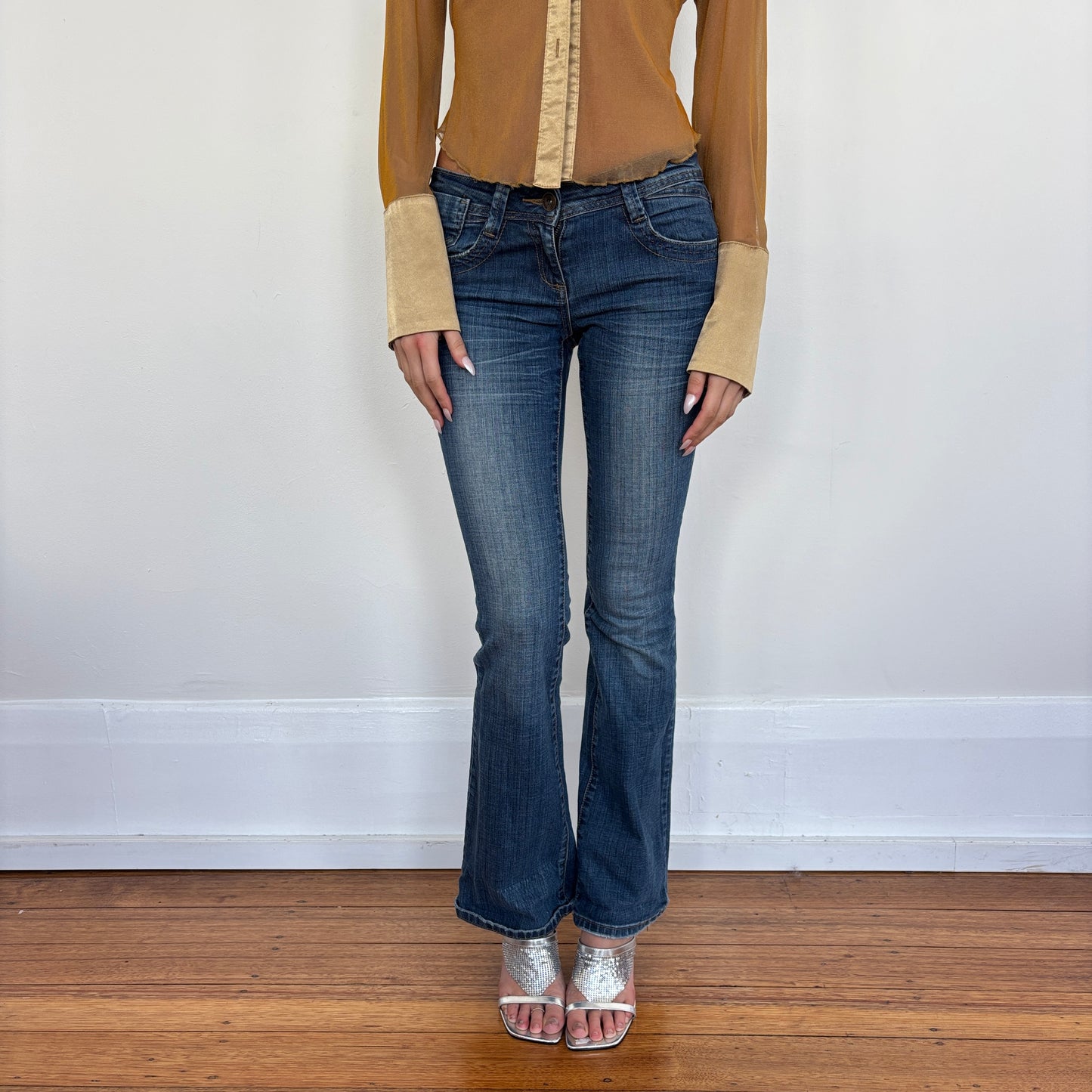 Lowrise bootcut jeans -XS