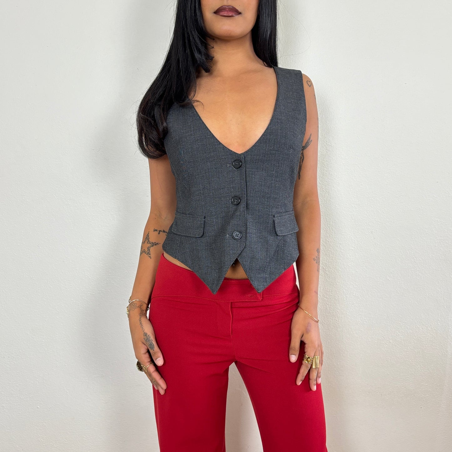 Grey vest - M