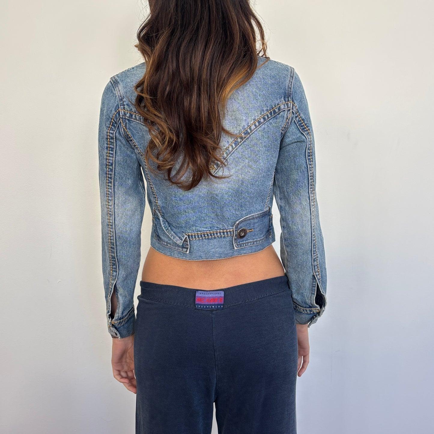 Cropped denim jacket - S/M