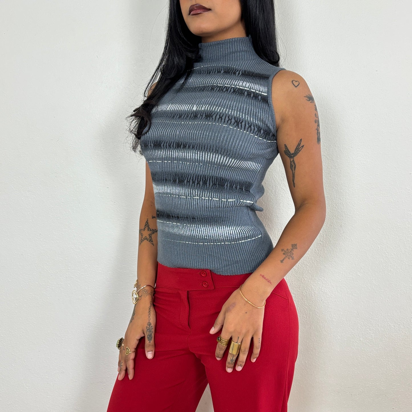 Striped knit top - XS/S