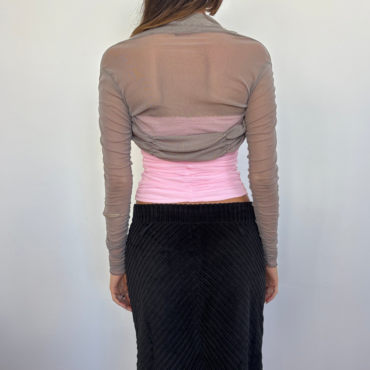 Italian ruched bolero - S/M