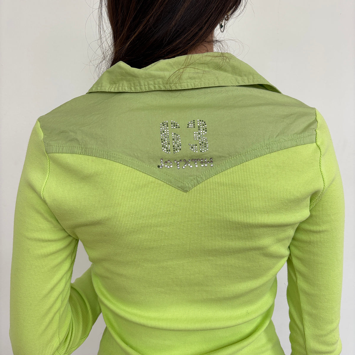 Italian green top - S/M