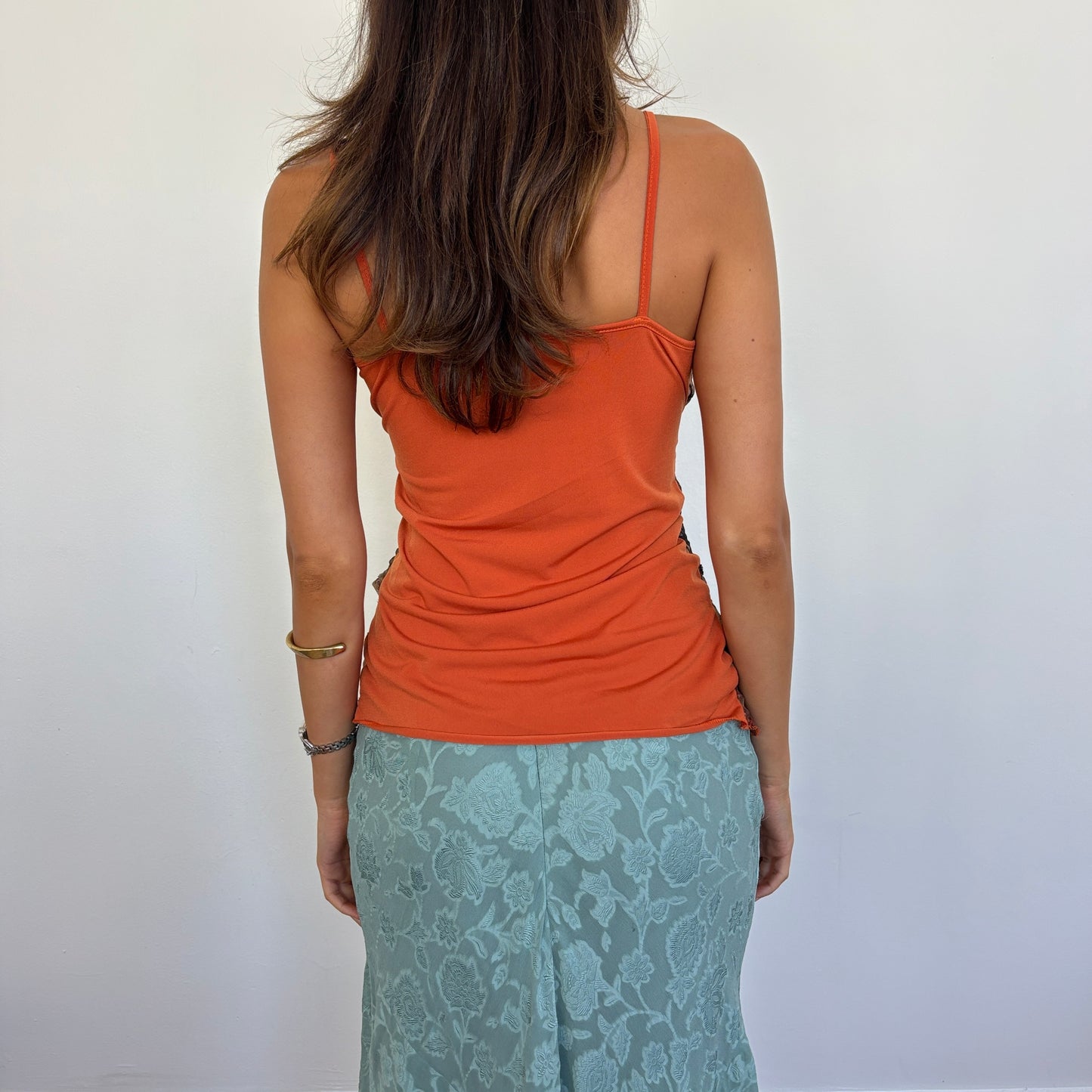 French flowy sparkly cami - S
