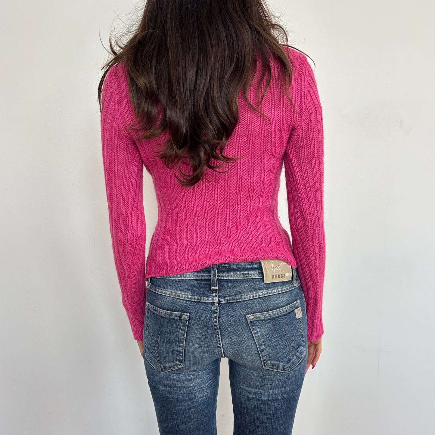 Pink mohair blend knit - XS/S