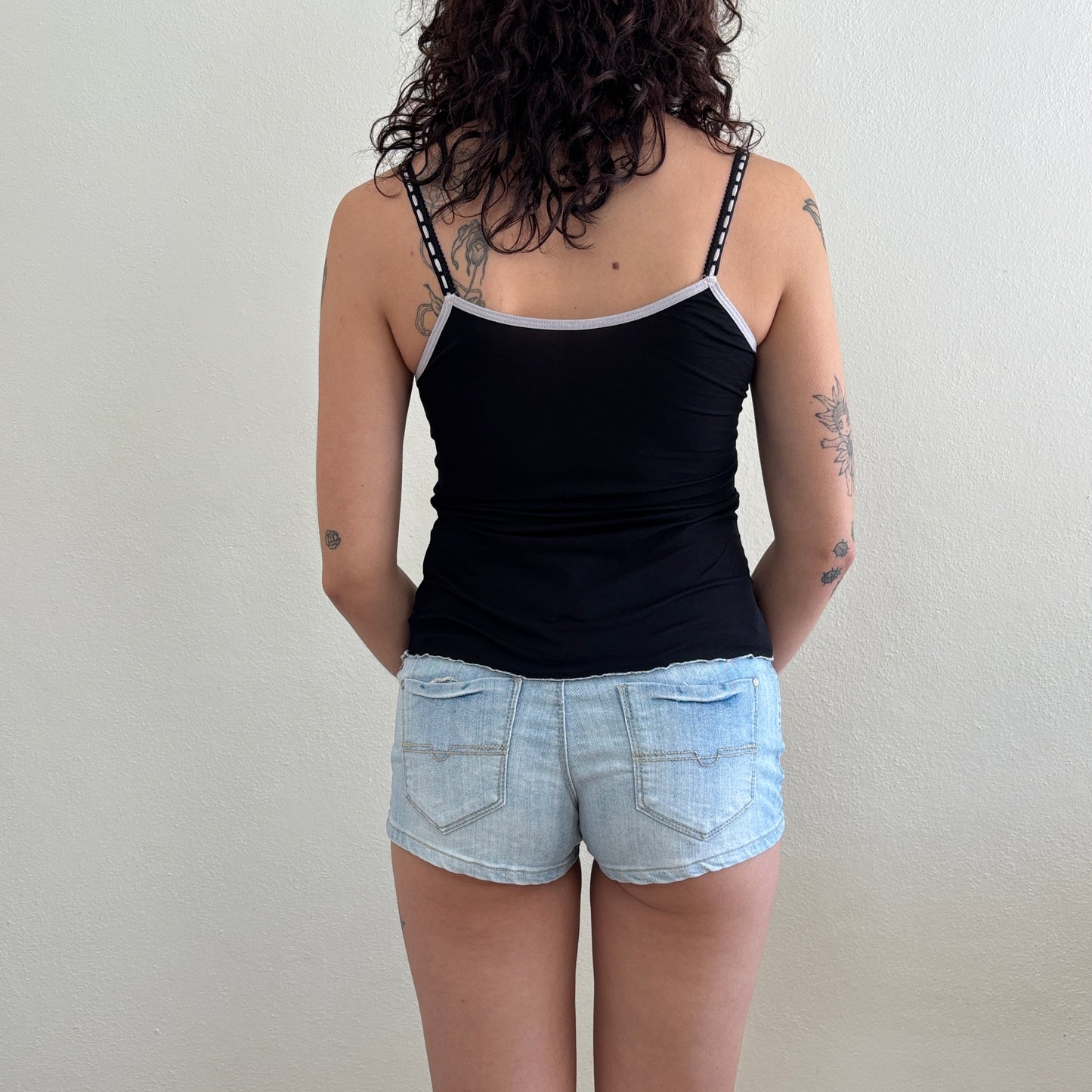 Black mesh cami - XS