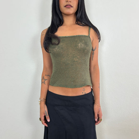 Mohair knit cami - S