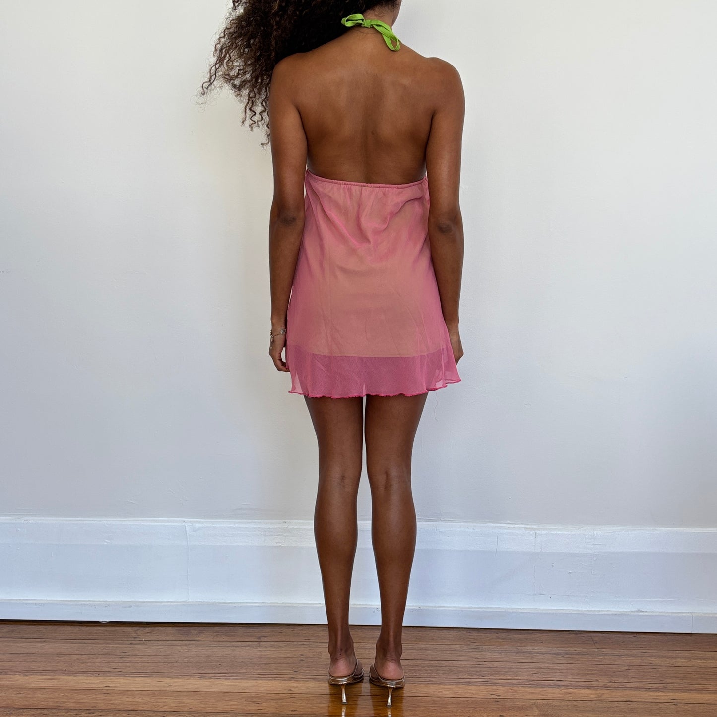 Halter mini dress - S/M