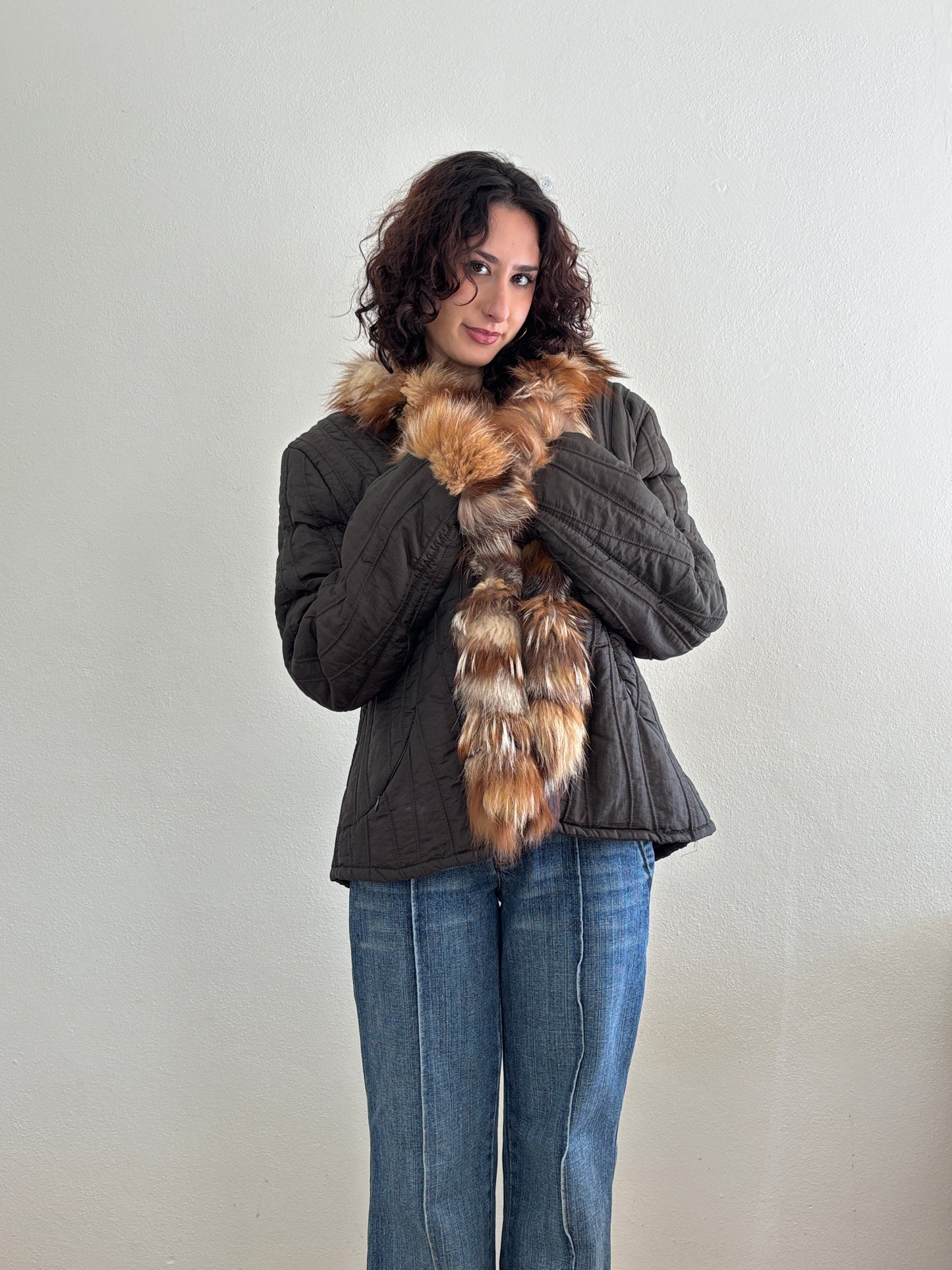 Fur detail jacket - M/L
