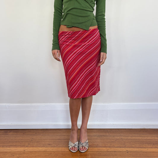 Striped midi skirt - XS/S