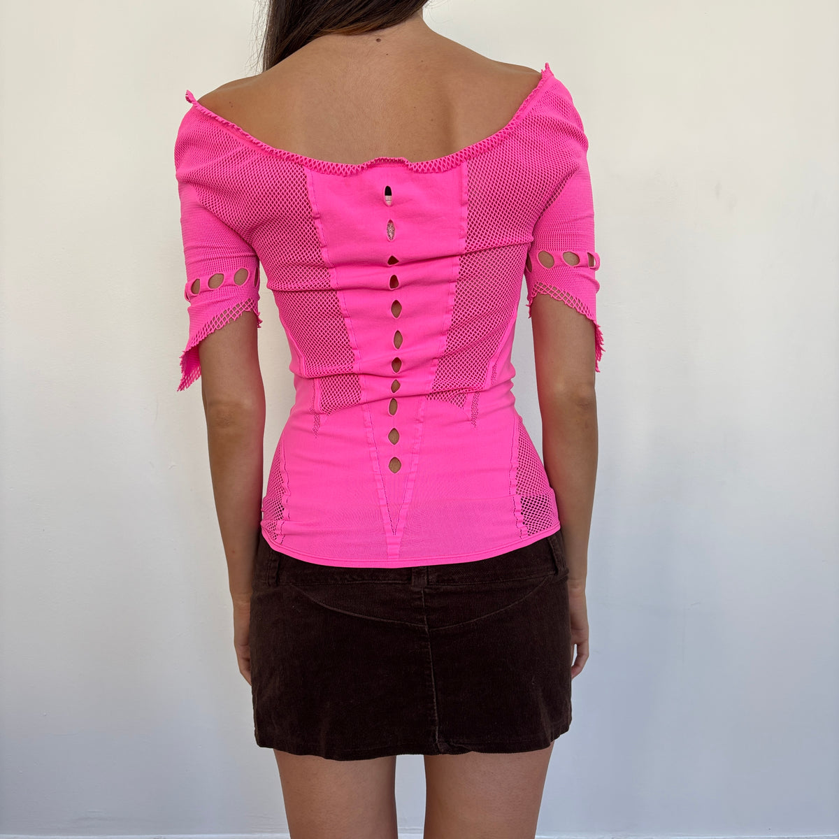 Roberto Cavalli pink top - S