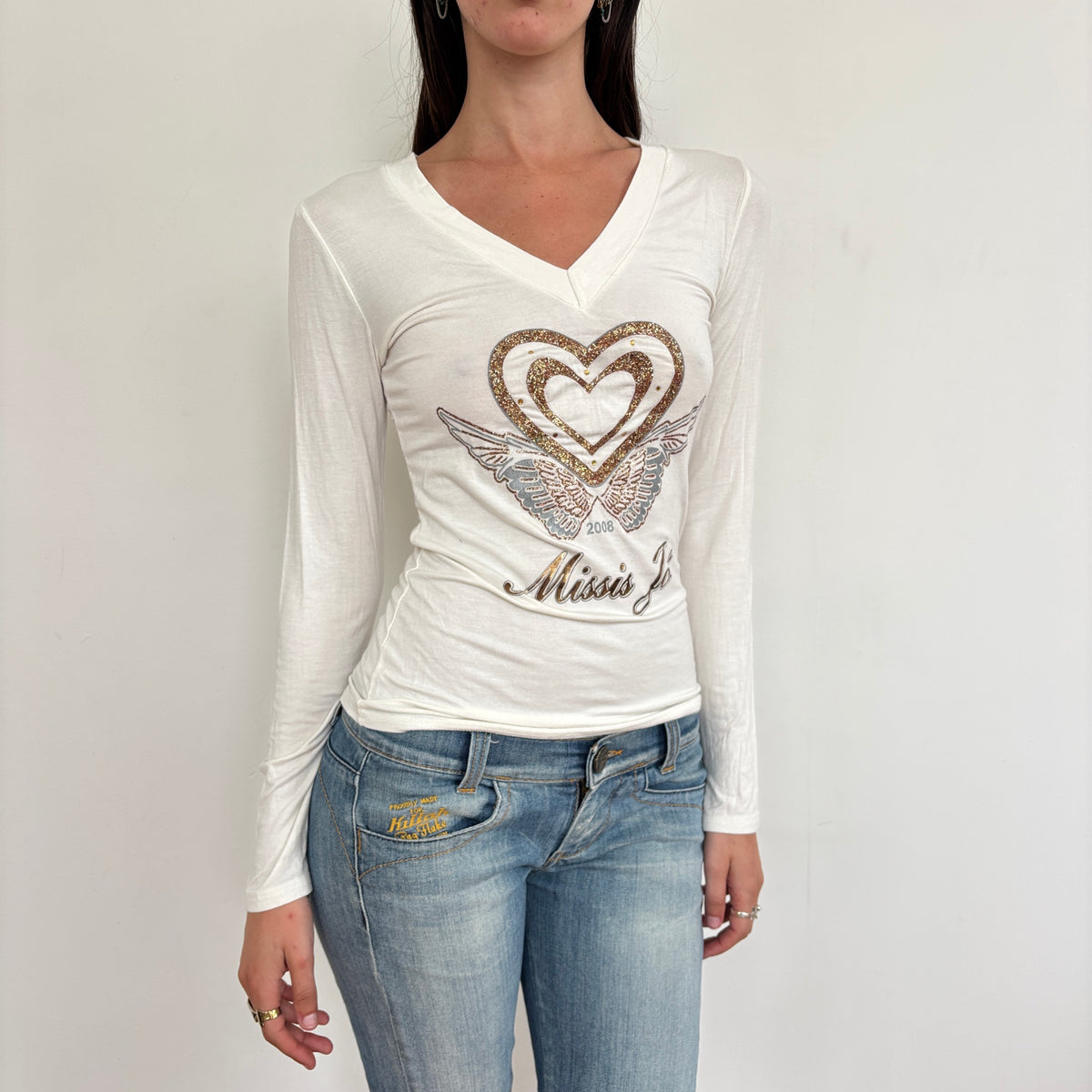Italian cut out longsleeve - XS/S