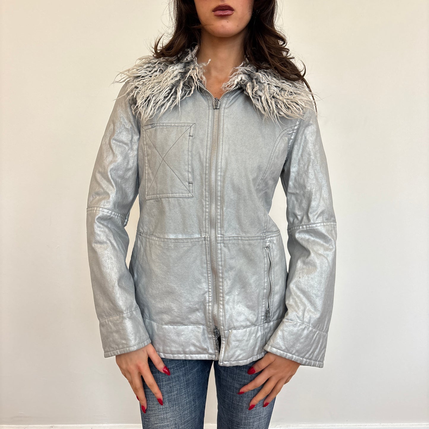 Italian metallic jacket - M/L