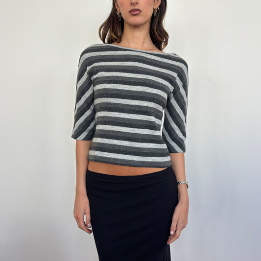 Italian striped knit - M