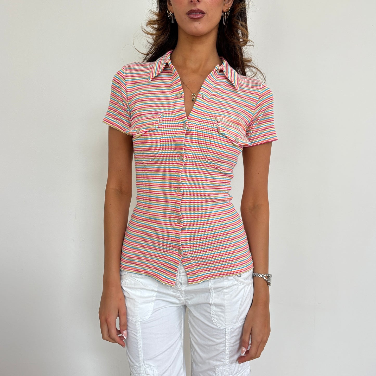 Italian striped top - S