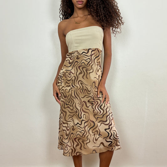 Animal print midi dress - XS/S