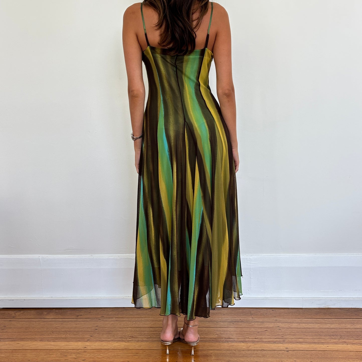 Italian striped dress - S