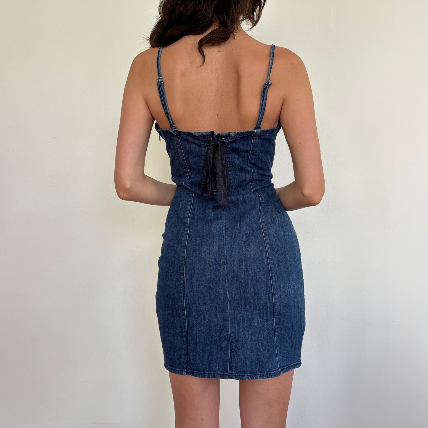 Italian denim dress - S