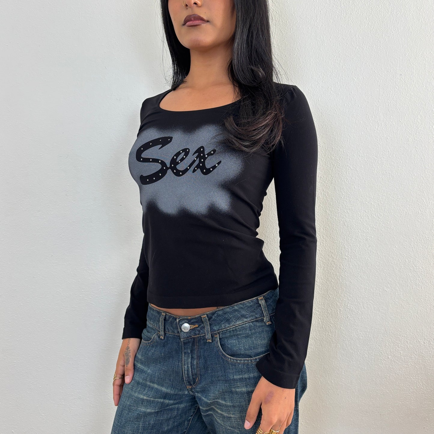 'Sex' graphic text top - S