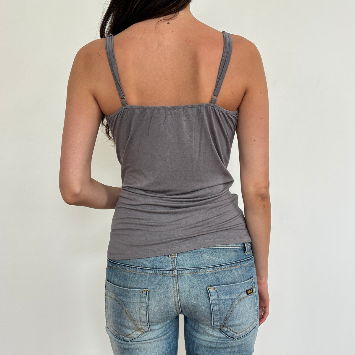 Italian silver cami - S/M