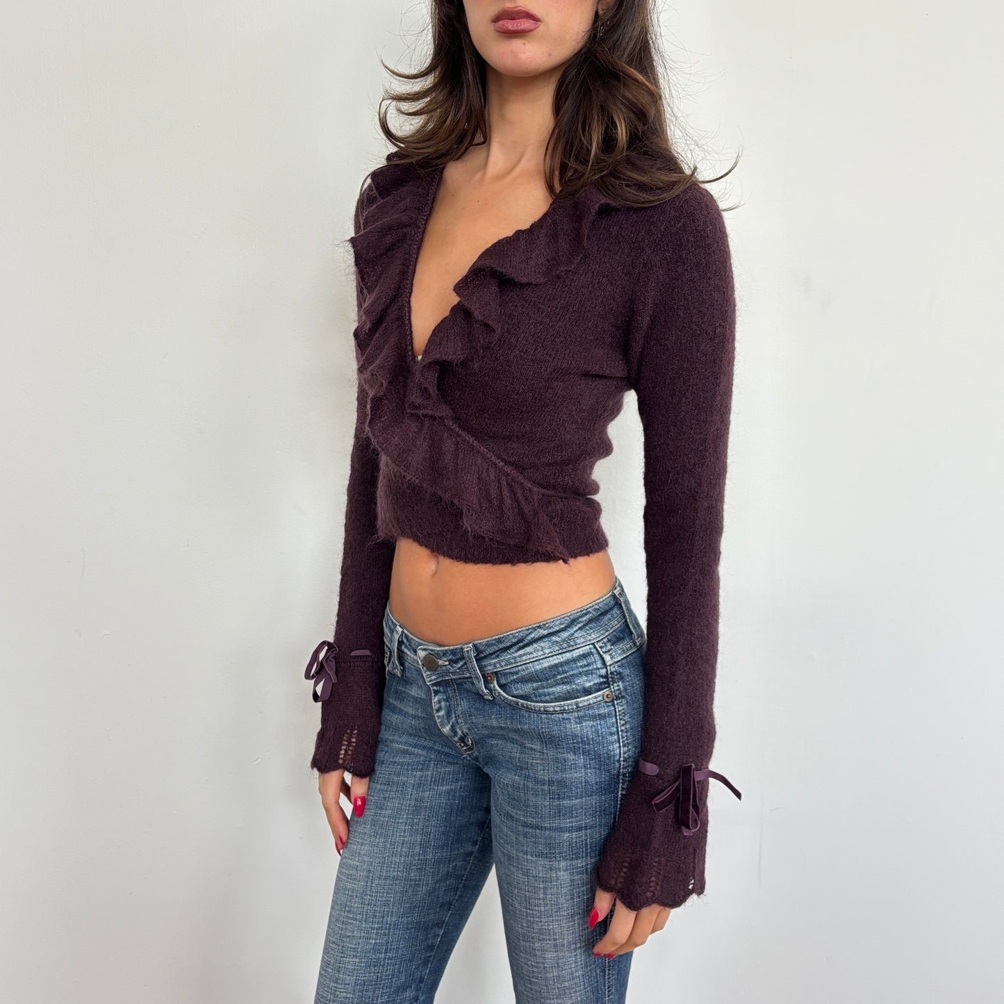 Italian wrap knit - S