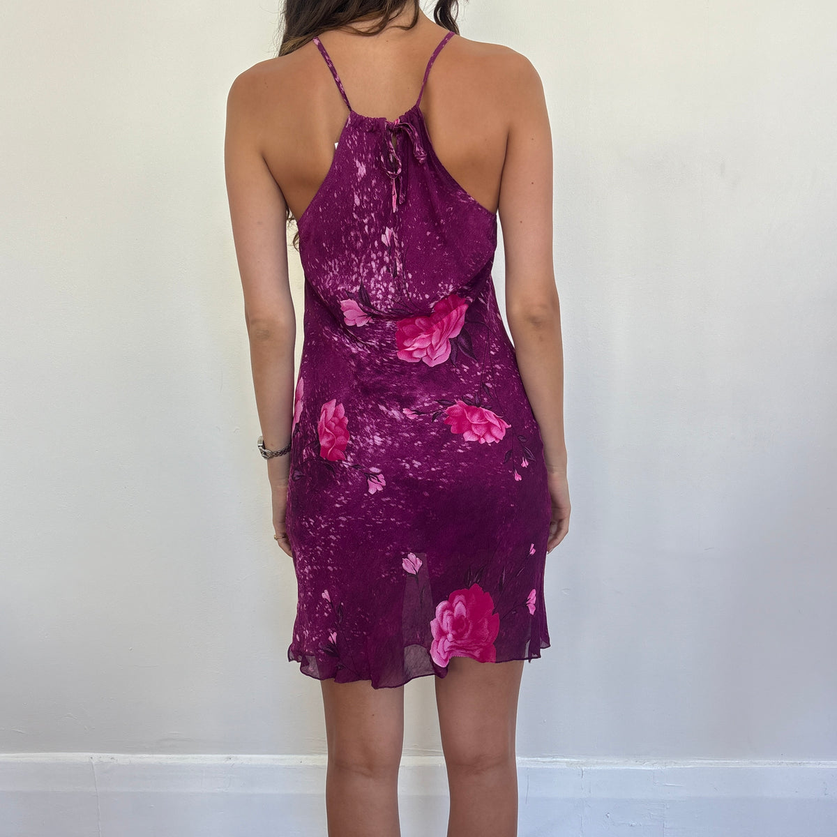 Italian floral midi dress - S