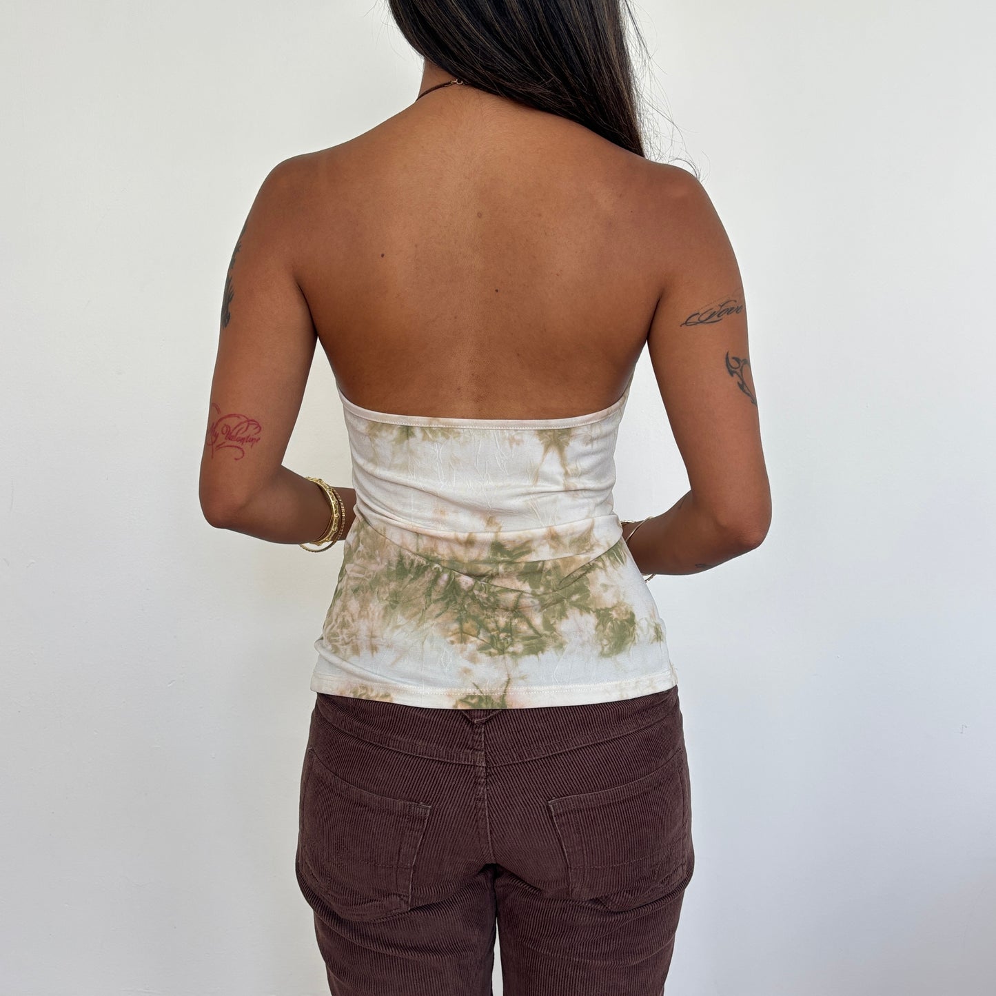 Italian tie dye halter - M/L