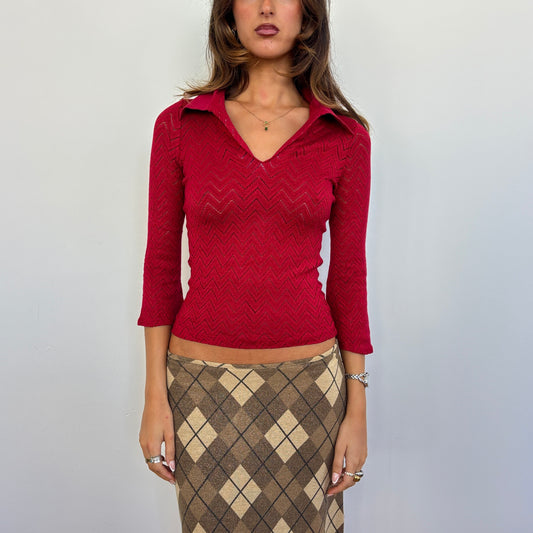 Bebe 3/4 sleeve top - XS/S