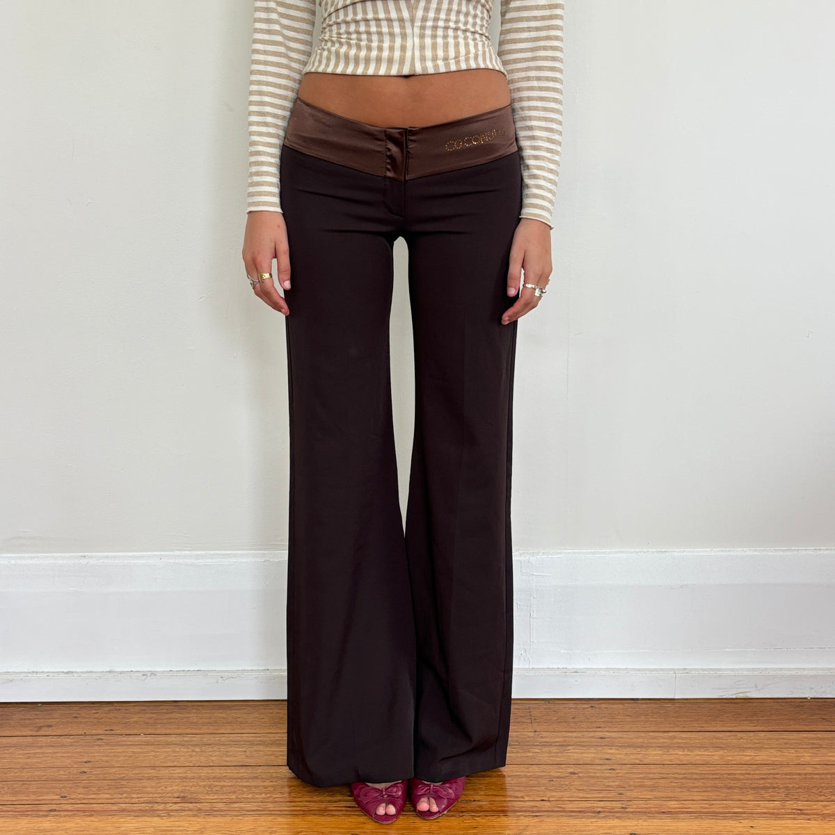 Italian brown pants - XS