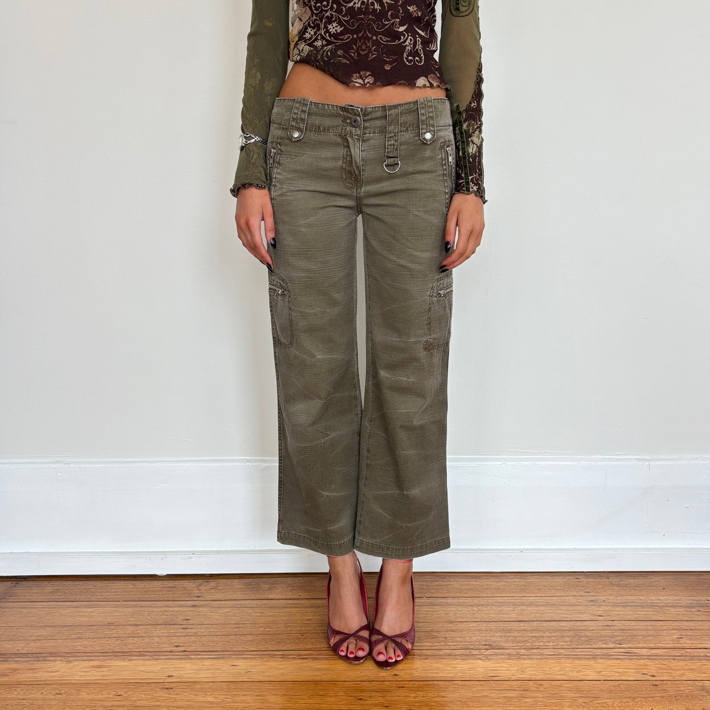 Lowrise cargo pants - XS