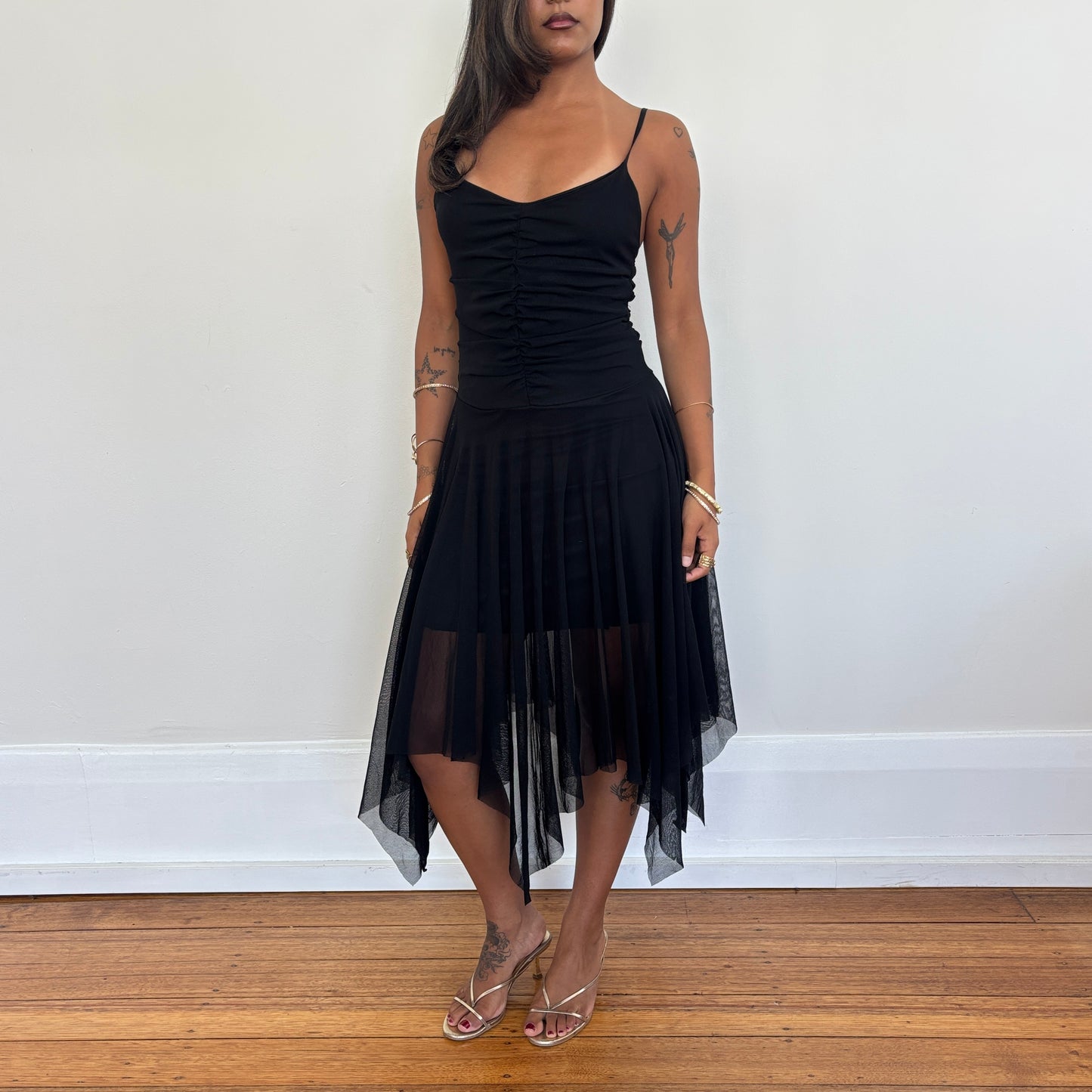 Italian mesh midi dress - XS/S