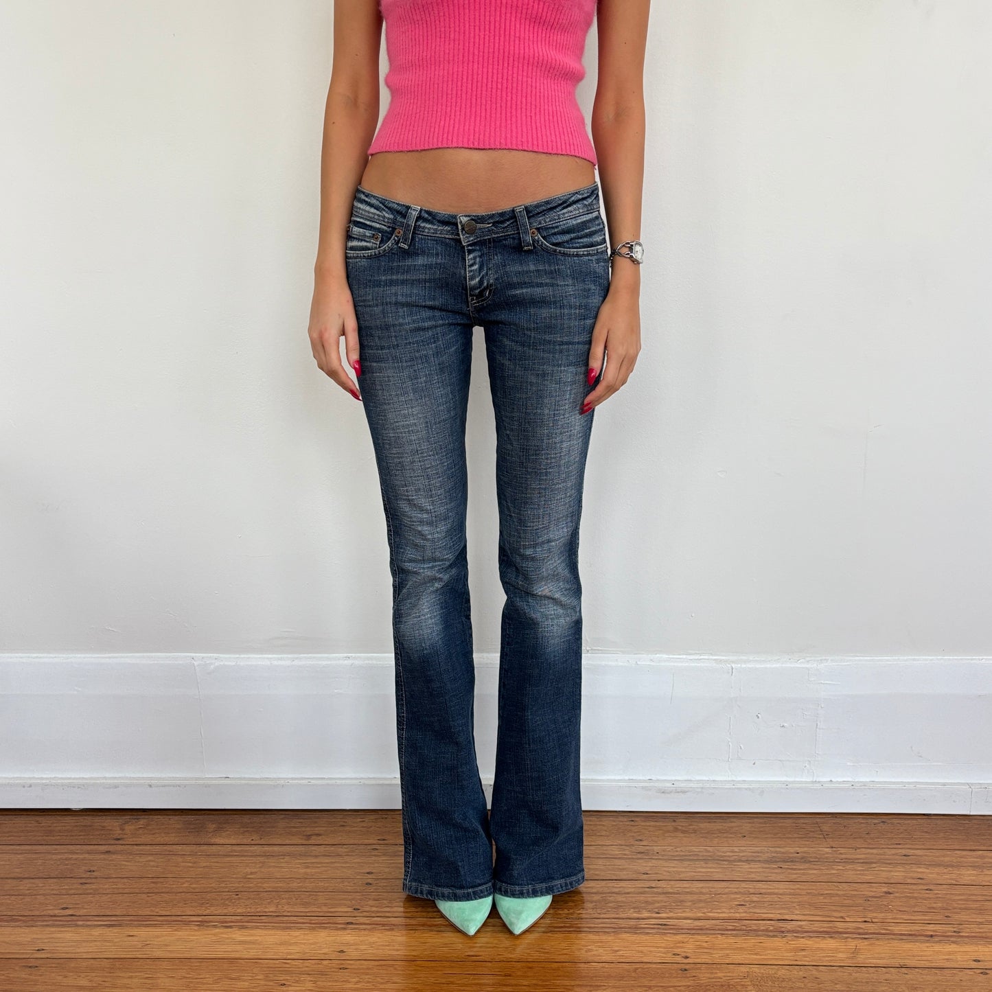 Italian low rise jeans - XS