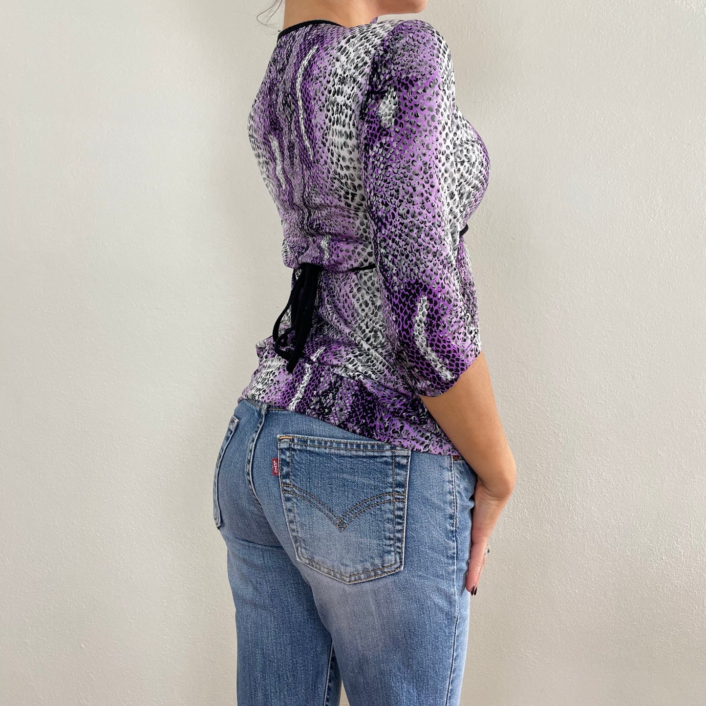 Y2K snakeprint top - S