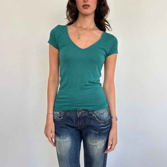 'Replay' green top - S