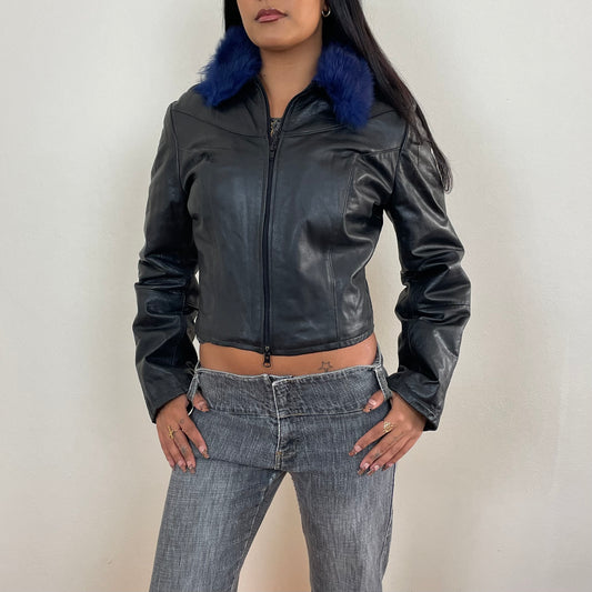 Italian leather jacket - XS/S