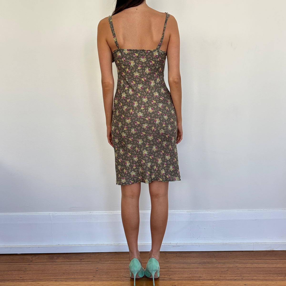 Italian floral dress - S