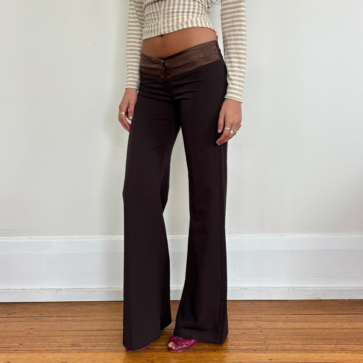 Italian brown pants - XS