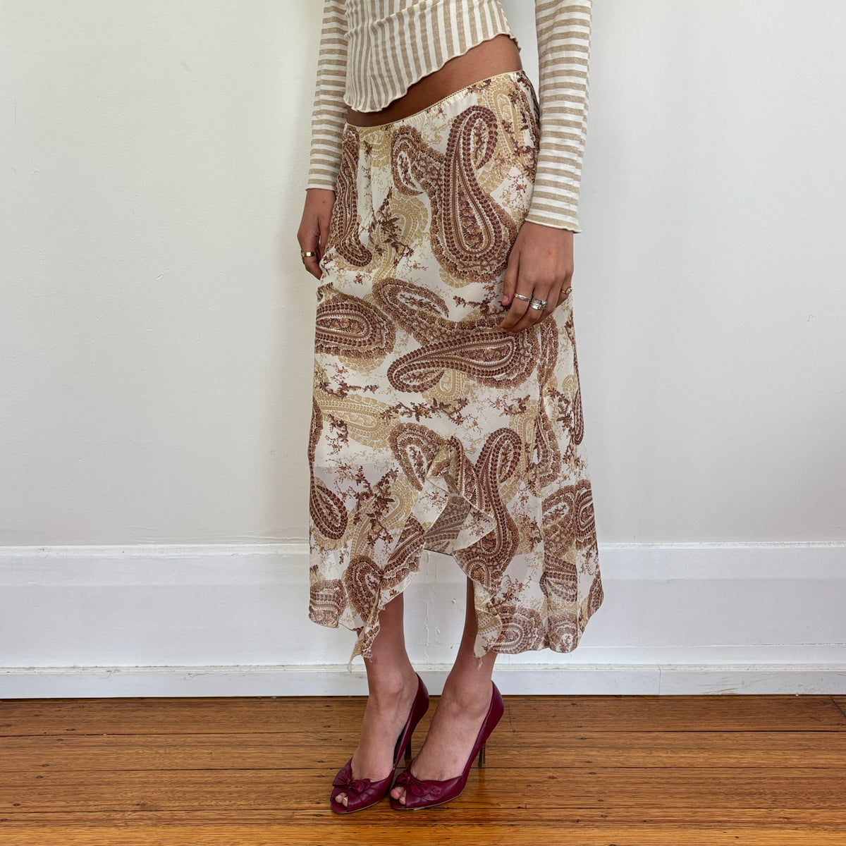 Paisley midi skirt - S/M