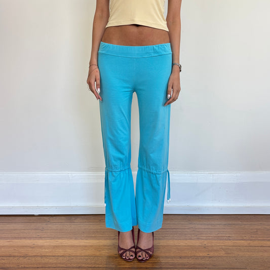 Blue flared pants - S